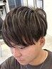 ハイライトカラー＋メンズカット/コントラストハイライト＋トリートメント
