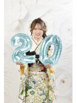 クリーム(Cream)&nbsp;成人前撮り撮影・竹コース　編みおろしヘア