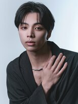 アンサー 原宿(ANSWER)&nbsp;メンズ髪質改善縮毛矯正シースルーセンターパート韓流ヘア