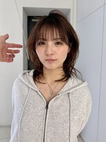 ノラ シンディ(NORA CYNDY) ハッシュカットブリーチデザインカラーレイヤーダブルカラー