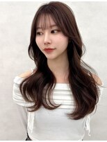 アッシュ 新杉田店(Ash)&nbsp;新杉田レイヤーカット韓国ダブルカラー顔周り前髪カットボブ