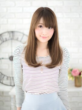 ヘアメイク マルジュ(hair make Marge) 【hair make Marge】カラーで魅せるナチュラルストレート