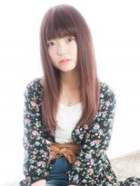 クアトログランシュ 水戸店(QUATRO×GranCieux) 【QUATRO】桜カラーグラデさらっとロング