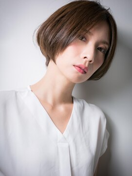 モッズヘア 越谷(mod's hair) ブランジュxアシンメトリー前下がり大人ボブw越谷30代40代50代