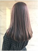 20代30代大人かわいいラベンダーアッシュシークレットハイライト