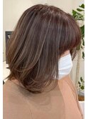 nex 表参道　大人ハイライト　白髪　アッシュ