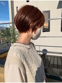 襟足スッキリ大人可愛い小顔ショートボブ 20代30代40代