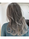 【HAIR One木下】ミルクティーカラーグレージュエアタッチ