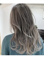 ヘアワン(HAIR One)&nbsp;【HAIR One木下】ミルクティーカラーグレージュエアタッチ