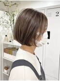 20代30代ハイライト_ボブ_ショートボブ_丸みショート[GRAFF銀座]