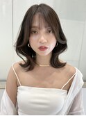 韓国風ヘア 外国人風ヘア くびれヘア チョコレートブラウンM813