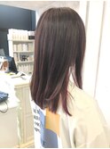 福山美容室caary大人気イルミナカラー　チェリーブラウン