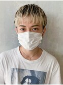 メンズショートマッシュ_束感ショートツーブロック_ba357092