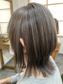 東京ヘアーサロン ミディアムウルフ/ 20代/30代/ 40代/50代/北本/鴻巣/桶川