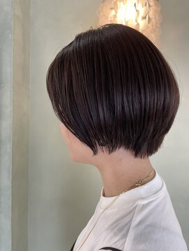 ジェムバイアルテフィーチェ(gem by artefice) アッシュブラック/ヘルシースタイル#刈り上げマッシュショート