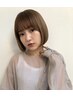 【人気No.1】小顔補正カット＋ダメージレスカラー＋色持ちUPトリートメント