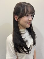 シェノン 西梅田(CHAINON)&nbsp;レイヤーカット/ウェットヘア/デザインカラー/ラベンダー