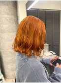 Orange brown 池袋/ハイトーンカラー/ブリーチカラー