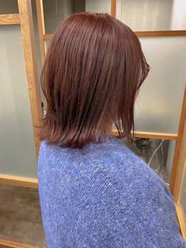 フレーム なんば店(FRAME) ブリーチ2回◎ピンクベージュ