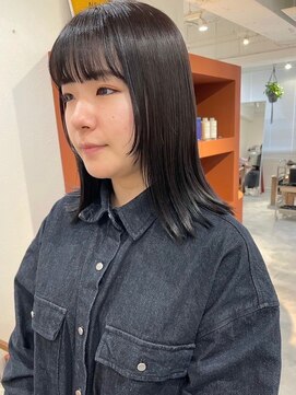 プフ 伏見(puf) [puf 伏見/丸の内/栄/名古屋]顔まわりcut外ハネボブ★鳥山