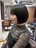 ボヌール オオサカ(Bonheur OSAKA) まとまるぱつんとボブ