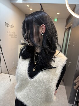 ブロンド(Blonde) 色落ち綺麗 ブルーブラック