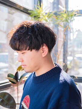 ヘアークラフト(Hair Craft) シャドーパーマ × 韓国マッシュ【岡山/問屋町】メンズ