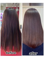 ルーチェ(luce)&nbsp;髪質改善カラーヘアエステ　白髪ぼかし透明感カラー