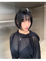 ルフレ 新宿三丁目(Reflet) ストロベリーカラー/カット/髪質改善/ダブルカラー