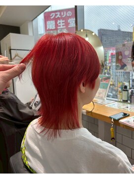 ミエルヘアーエスト 新宿店(mielhair est) ビビットカラー☆ハイトーンウルフ　【新宿】