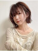 【レイヤーボブ】ナチュラルボブ/ストレートボブ/ショートボブ