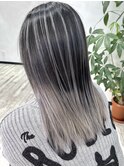 バレイヤージュシャドールーツレイヤーカットイルミナカラー堺東