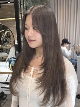 ゼスト 三鷹店(ZEST) ウェーブミディアムワイドバング韓国レイヤーカット/三鷹