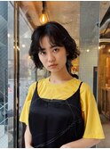 ショートボブ/ニュアンスパーマ/顔周りカット/20代30代