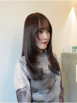 ベンジー 薬院大通店(benji) ラベンダーカラー/こっくりブラウン