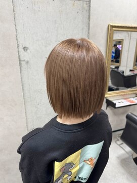 ルノン(LUNON) 黒髪クラゲヘアーオリーブグレー小顔ココアベージュ