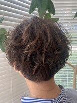 アース 三田南ウッディタウン店(HAIR&MAKE EARTH)&nbsp;小顔ひし形デジタルパーマショートカット