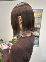 ワット(W)&nbsp;【W】小林 ココアブラウン/切りっぱなしボブ