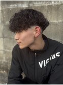 【黒髪でも最高！】メンズカット×スペインカール