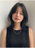 大人ヘルシーなミディ20代30代40代◎前髪あり小顔ロブ戸田