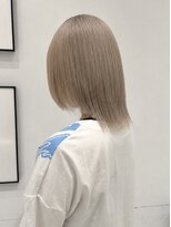 ハイブ 金沢(Hive)&nbsp;10代20代ブリーチカラーホワイトベージュ