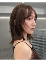 サンドナル 鹿児島天文館(sand NALU)&nbsp;ハッシュカット/グレージュ/デザインカラー[鹿児島天文館]