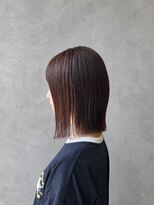 オリガミ トイロ(ORIGAMI TOIRO)&nbsp;ピンクラベンダーカラー×切りっぱなしボブ