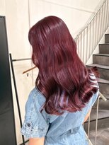 アトレ アネックス(attrait ANNEX)&nbsp;ロングヘアを上品なピンクに染め直す、大人っぽいスタイル
