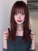 ロッソ 大橋店(Rosso)&nbsp;艶ブラウンのまとまりレイヤー【大橋】