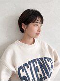 黒髪ショート/耳掛けショート/可愛いショート/絶壁解消/下村直也