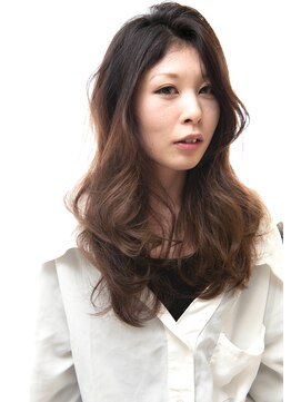 リジョイスヘア(REJOICE hair) 【REJOICE hair】かきあげ前髪のグラデーションカラー