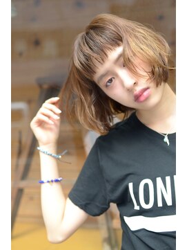 ビッケ(Vicke) 【Vicke渋谷】眉上バングが可愛いリラクシーボブ