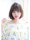 【BAYROOM横浜】前髪長めの収まり重視ボブ