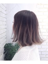 アジールヘア 所沢プロペ通り店(agir hair) アッシュグレーグラデ　the外ハネ